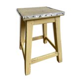 Tabouret de ferme beige
