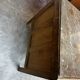 Compact Art Deco commode from the 1930s, carved wood and marble.