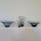 Mid-century collection of 4 sculptural pieces by Kosta Vicke Lindstrand, Sweden, 1950s.