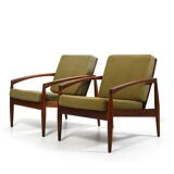 Pair of Kai Kristiansen 'Paper Knife' Easychairs 1960s