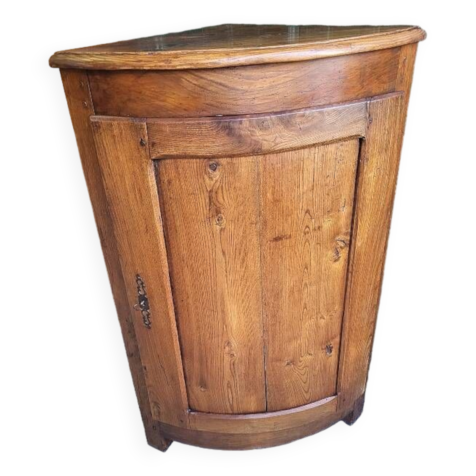 Beautiful 1 door corner in oak from the 19th century