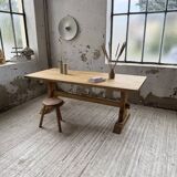 2m beech monastery table