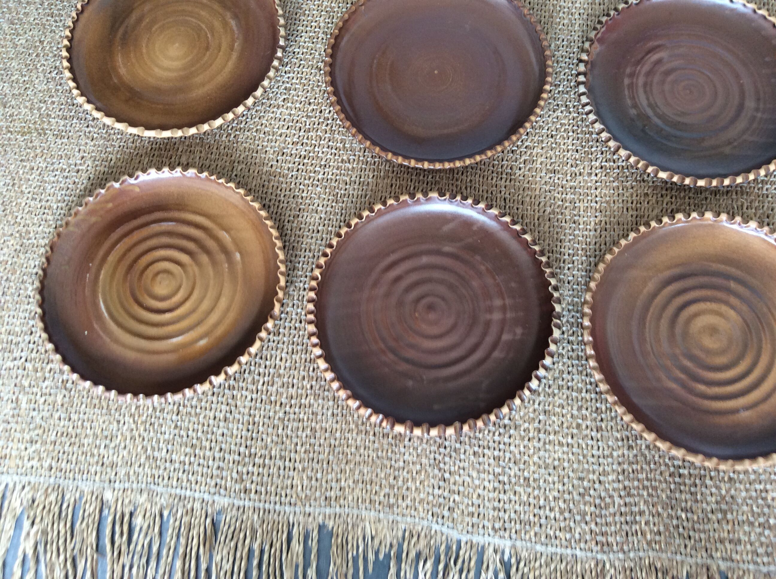 Series of 12 flat plates