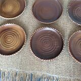 Series of 12 flat plates