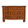 Curved commode from the Louis XIV period in marquetry - adorned with gilded bronze fittings.
