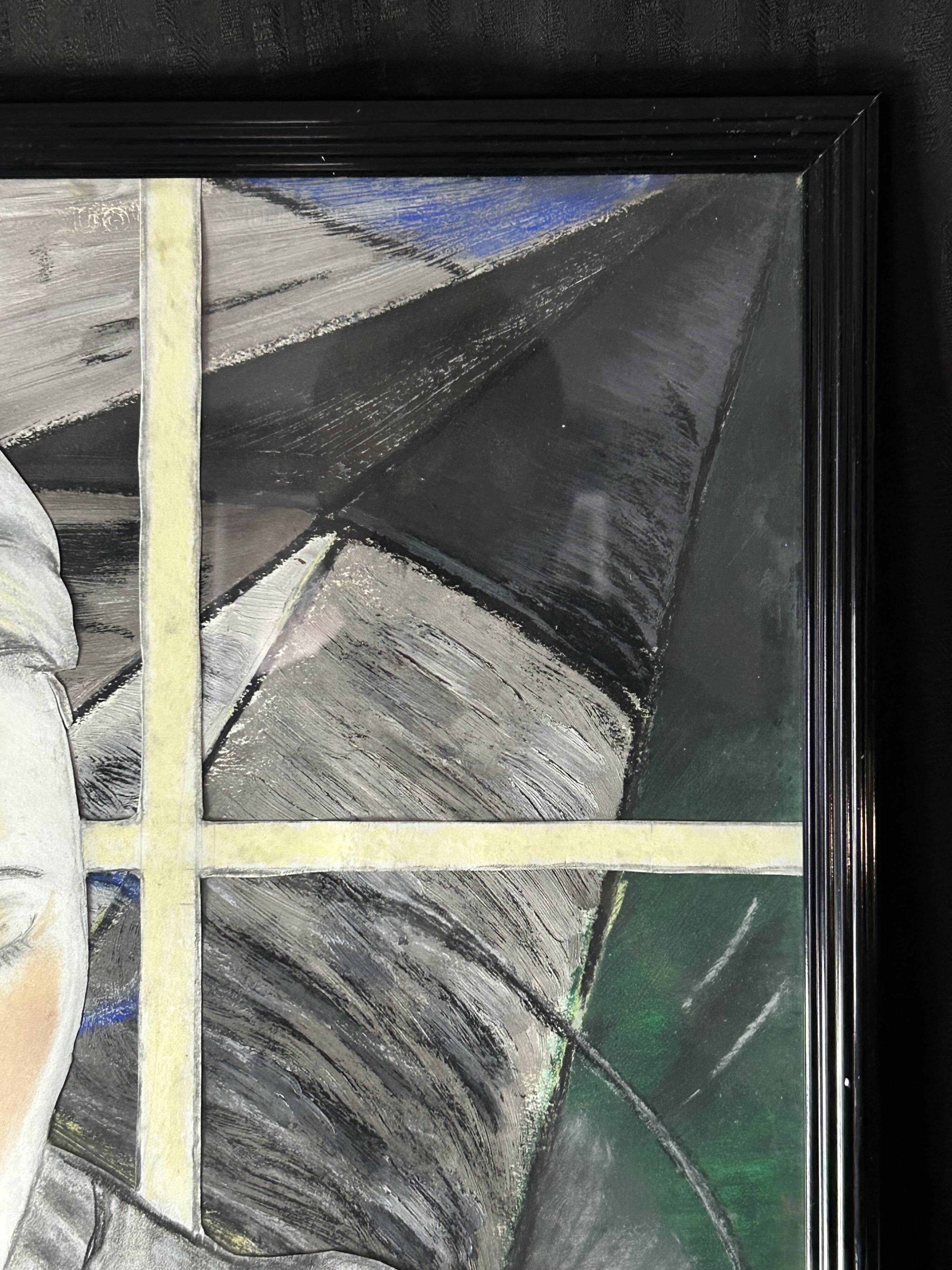 Ecole surréaliste moderne - Portrait de femme - Peinture - Art du XXème