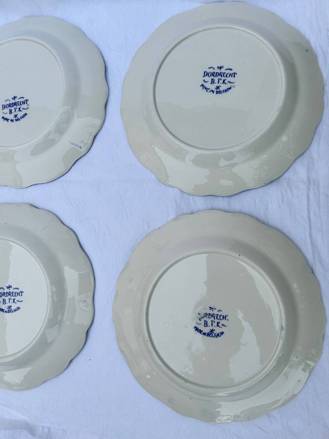 Set of six Dordrecht BFK dinner plates