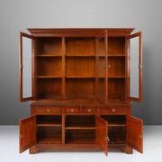 Bibliothèque en bois anglaise, années 1950