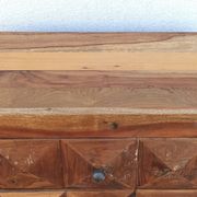 Petite commode 5 tiroirs pointes de diamant