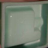 Three opalex ashtrays at the Logo of the Trans-Atlantic General Company - French Line - Model created by Jean Luce for the cruises of the liner Normandy and France