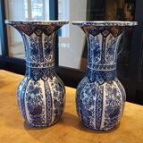 Pair of Delft vases