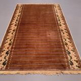 Fine Vintage Pakistani Rug, 200x125 cm Turkoman Bokhara Beige Medium