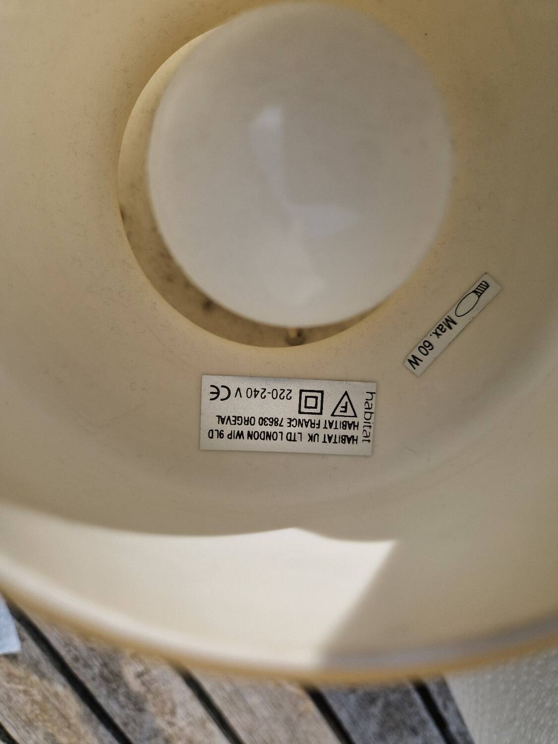 Vintage Habitat Mushroom Lamp