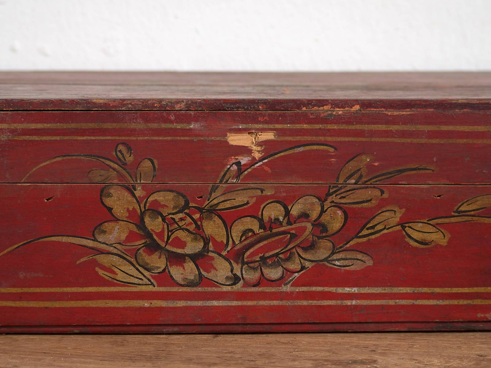 Antique Red Asian Box (c.1900) #13