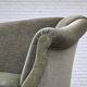1960s, Danish 2-seater sofa, green furniture velour, beech wood.