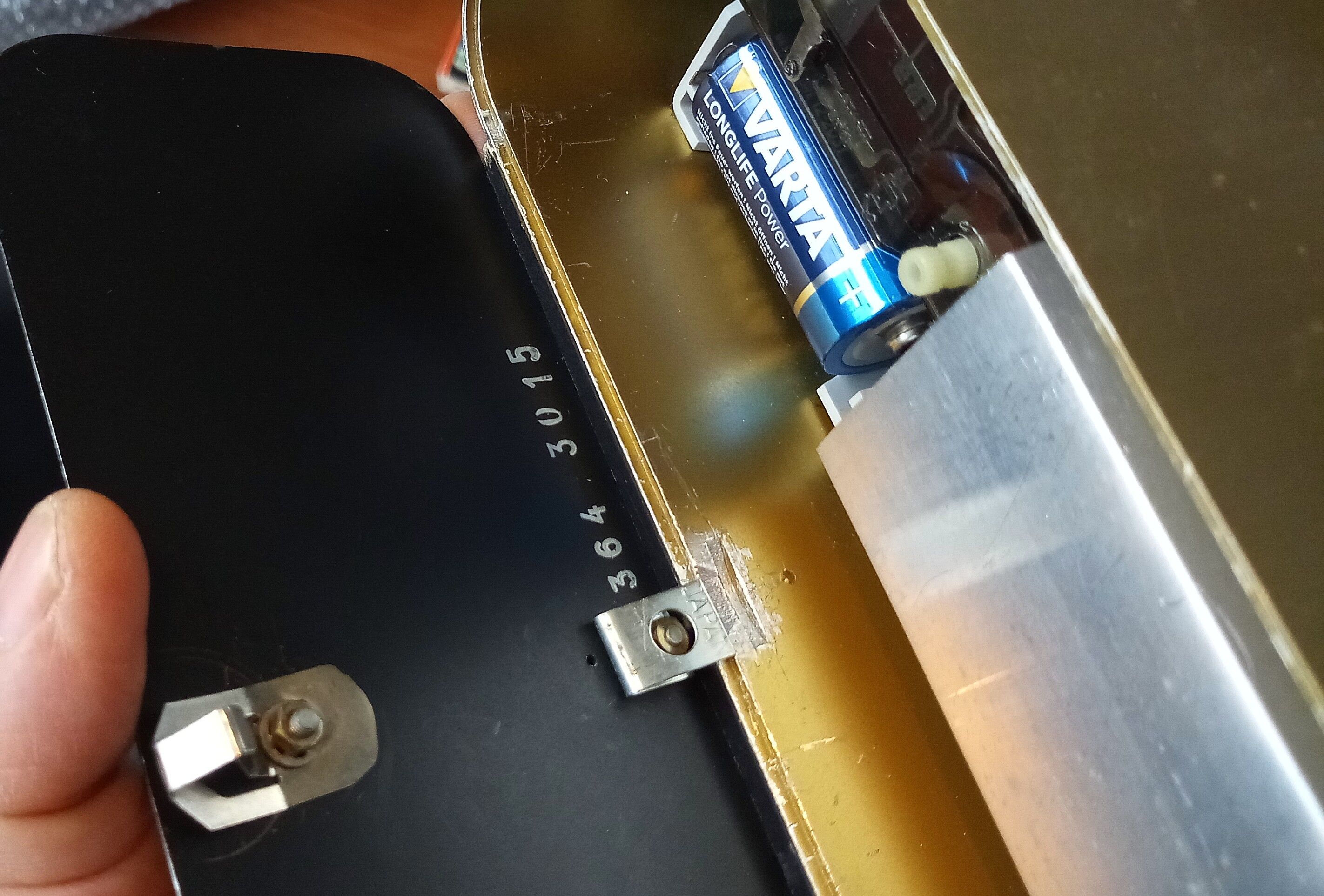 Rare table clock by Junghans , germany 70s