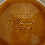 Saint Clément pitcher, rope pattern, vintage 1950s