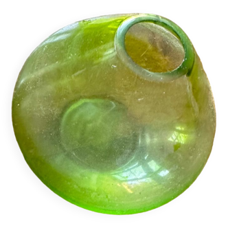 Vase soliflore verre coloré vert