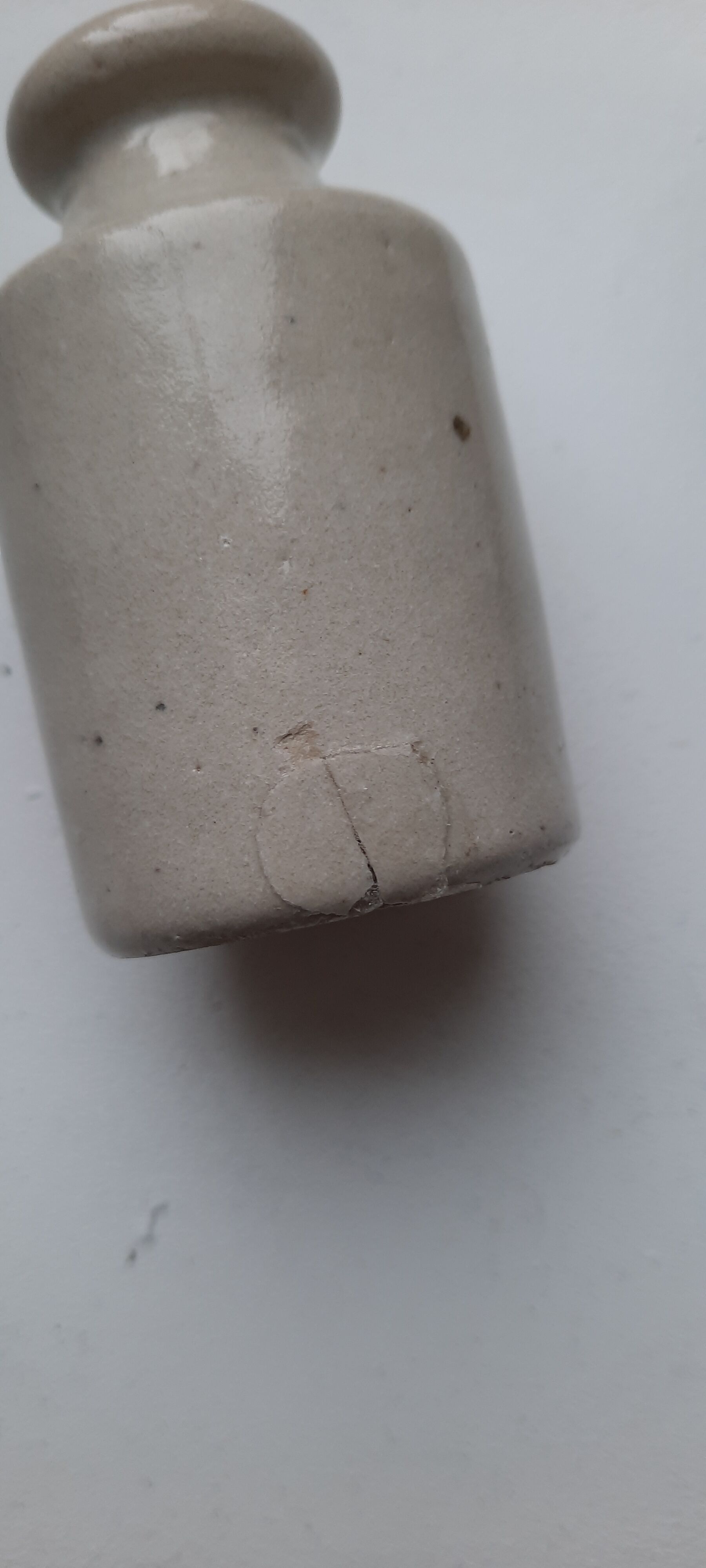 Set of mercury bottles Bourdon freres Paris in glazed sandstone