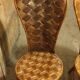 2 chaises palmier seventies