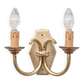 Applique murale 2 bras, lampe murale, applique noeud vintage, applique laiton, déco intérieur, 70's