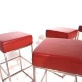 Ensemble de 6 tabourets de bar De Sede DS 218/55 par Paolo Piva, 2000