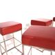 Ensemble de 6 tabourets de bar De Sede DS 218/55 par Paolo Piva, 2000