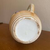 Saint Clement earthenware carafe with fruit decoration