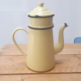 Yellow metal teapot