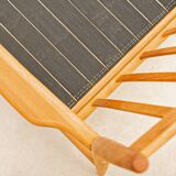 Pair of teak armchairs