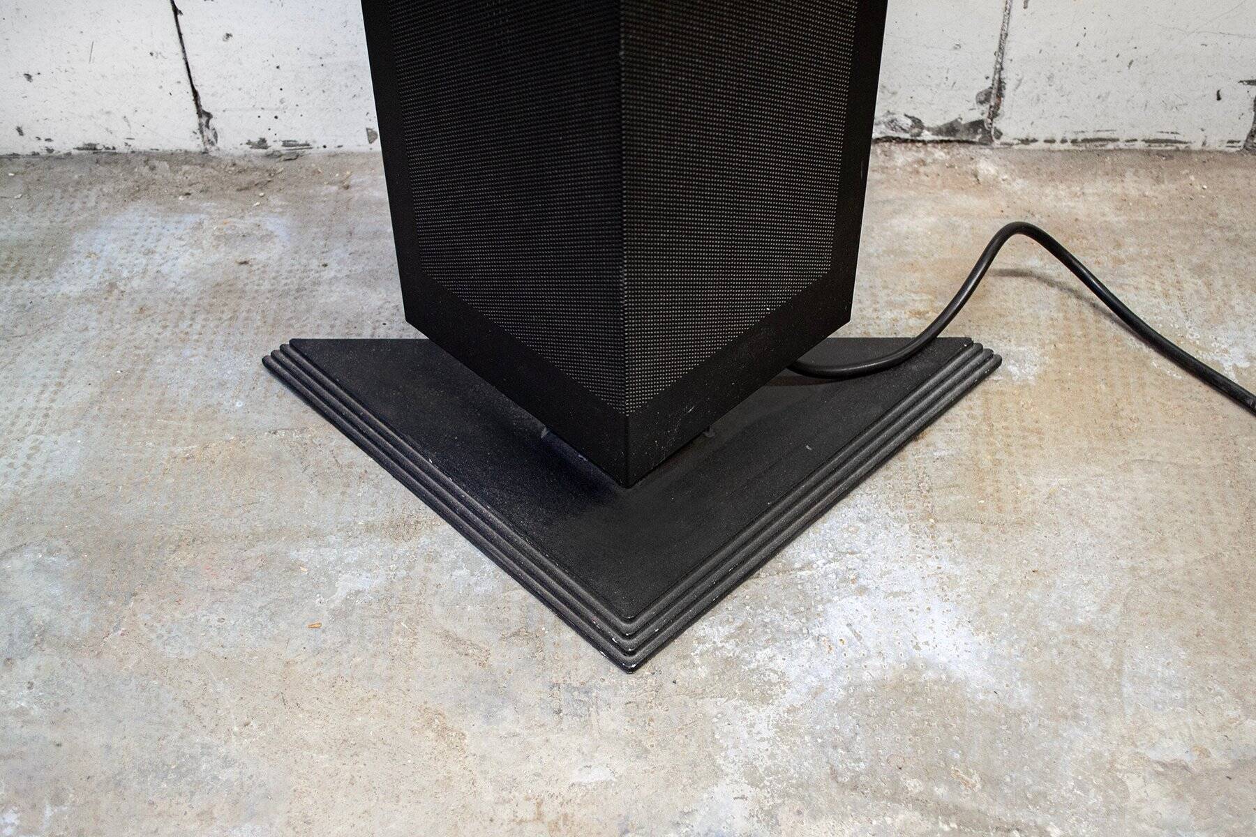 Three-light floor lamp in metal by Status Italia, 1990s.