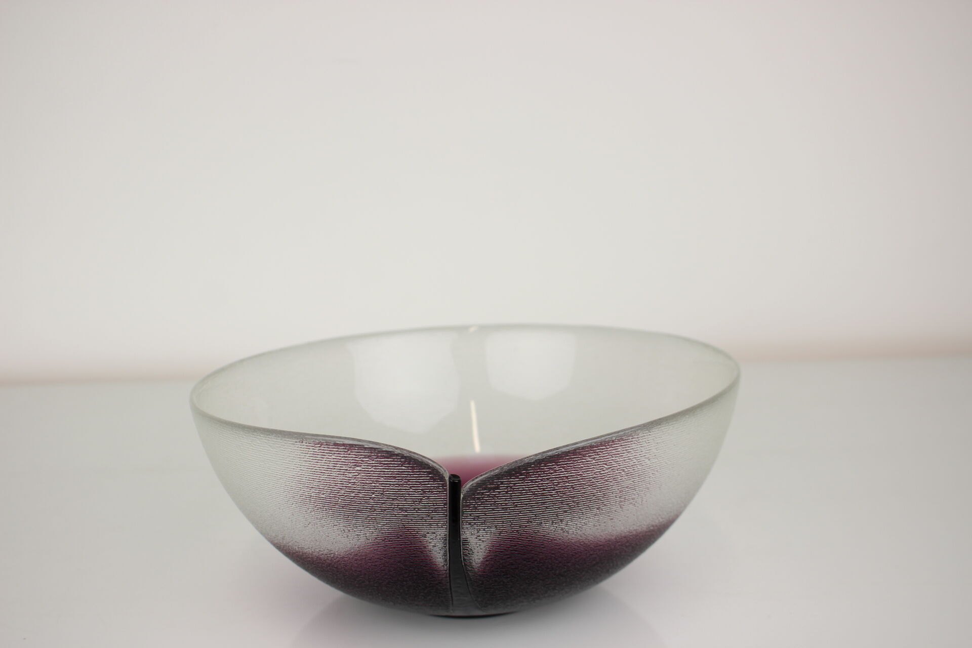 Mid-Century Bowl Designed by Jiri Suhajek for Crystalex , 1970's