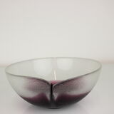 Mid-Century Bowl Designed by Jiri Suhajek for Crystalex , 1970's