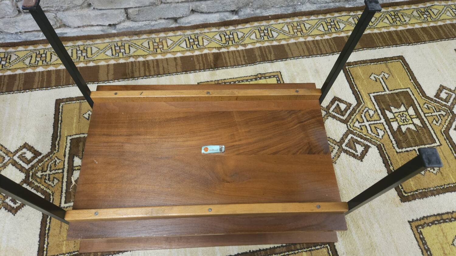 Small teak side table Jese Möbel 1960s vintage