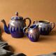 Teapot, milk jug and sugar bowl Lacheny Saint-Amand