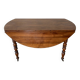 Solid wood extendable table