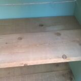 Buffet patine noirs et vert