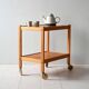 1960s Scandinavian pine wood trolley