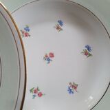 6 opaque porcelain soup plates 1940s