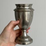 Vintage patinated tin vase