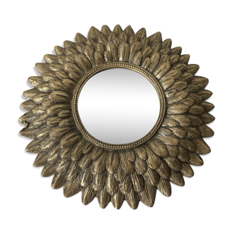 Miroir soleil vintage 22x22cm
