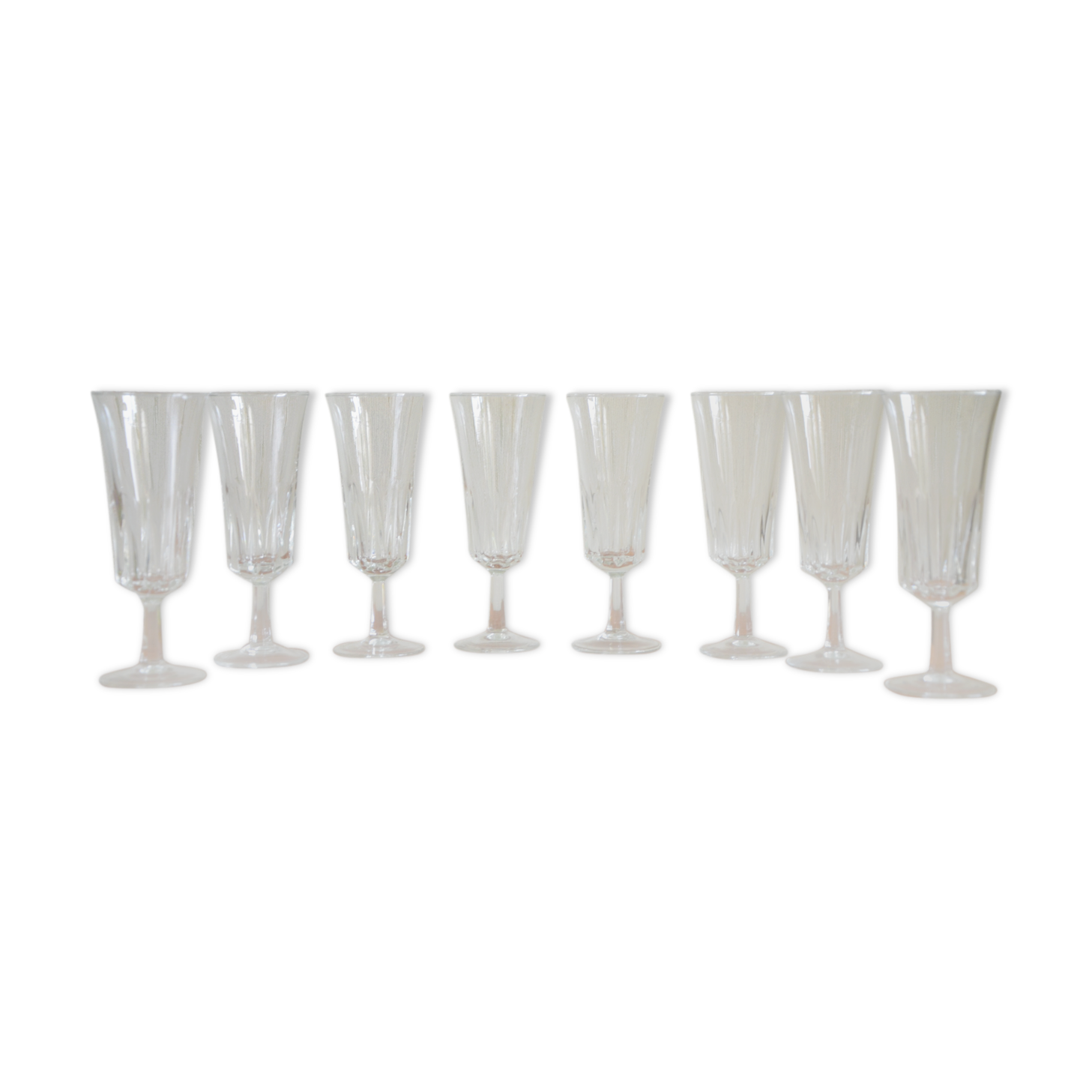 Lot de 8 flûtes à champagne