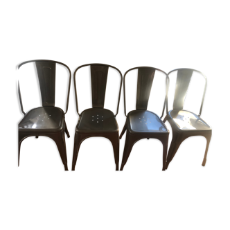 Set of 4 chairs A Tolix