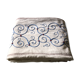 Antique embroidered linen tablecloth