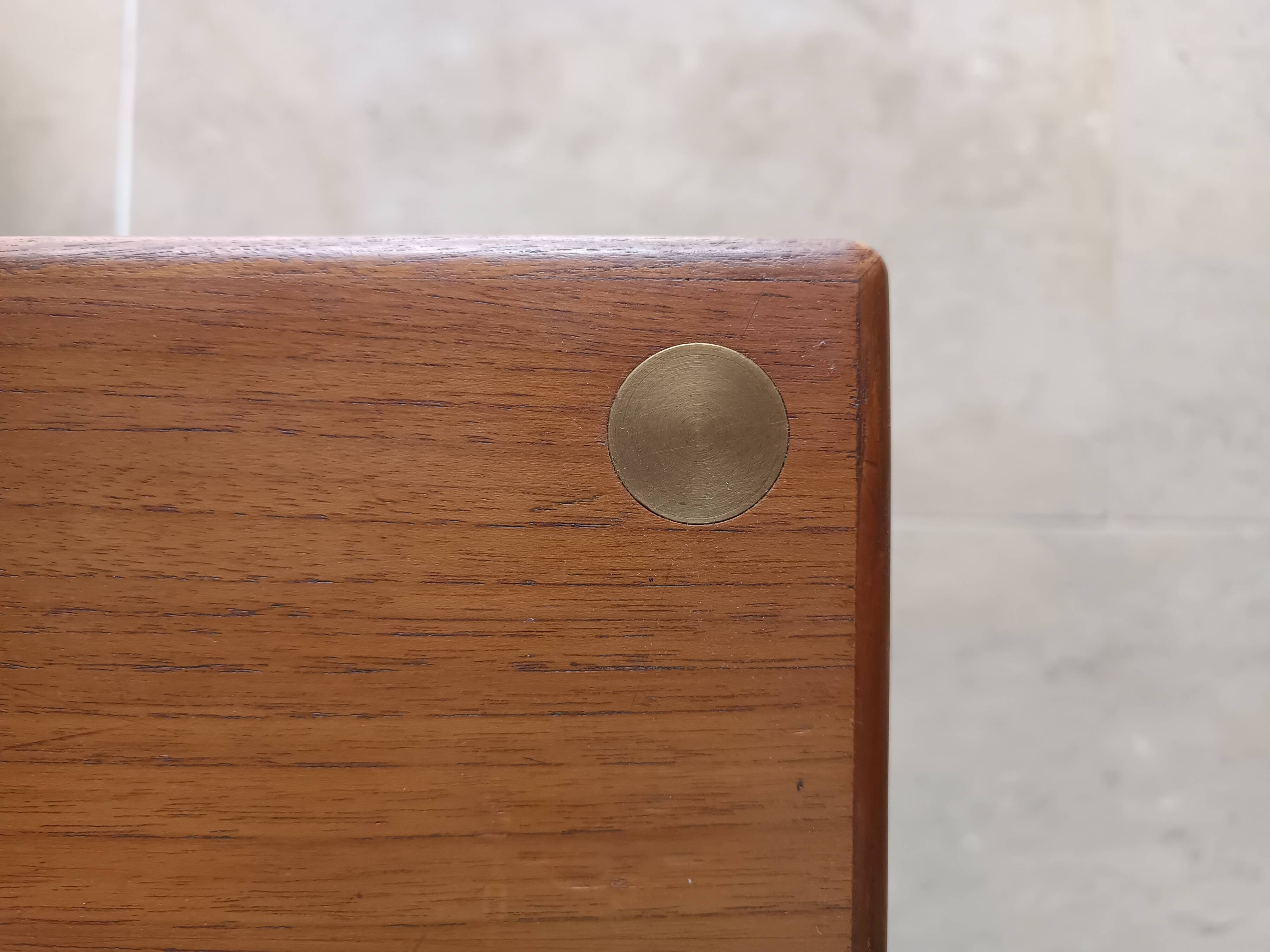 Teak side tables by Georg Petersens