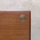 Teak side tables by Georg Petersens