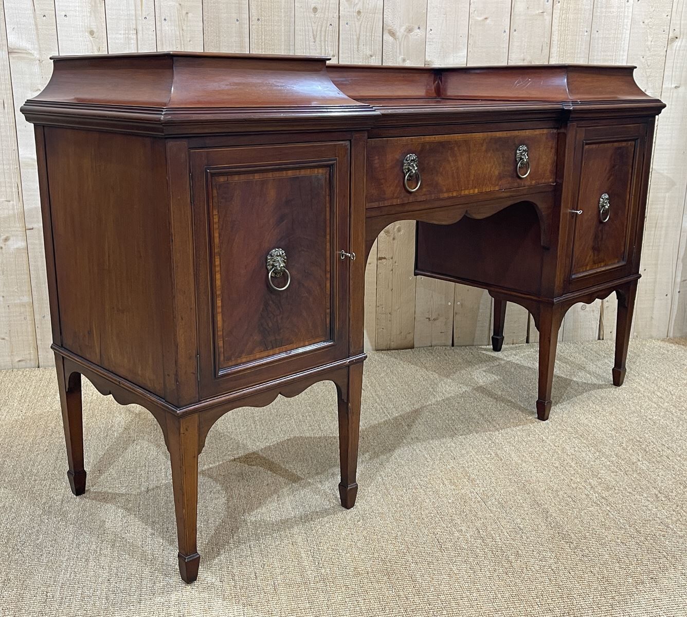 English mahogany service late nineteenth century