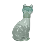 Zoomorphic bottle, glass cat