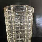 Vase en verre ciselé