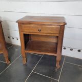 Pair of oak bedside tables